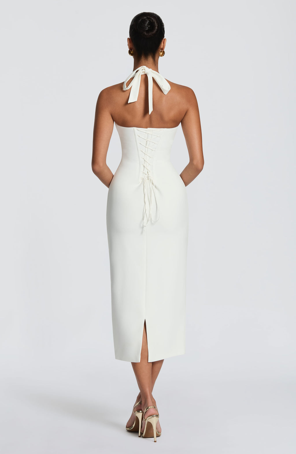 Cassia Midi Dress - Ivory
