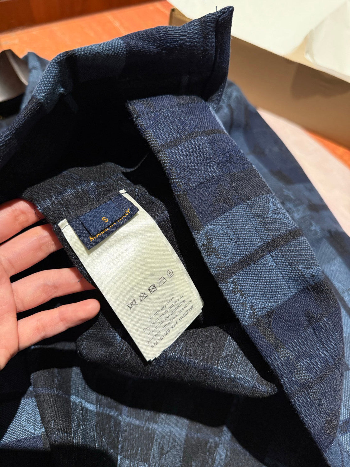 Louis Vuitton Monogram Tartan Denim Overshirt #334103