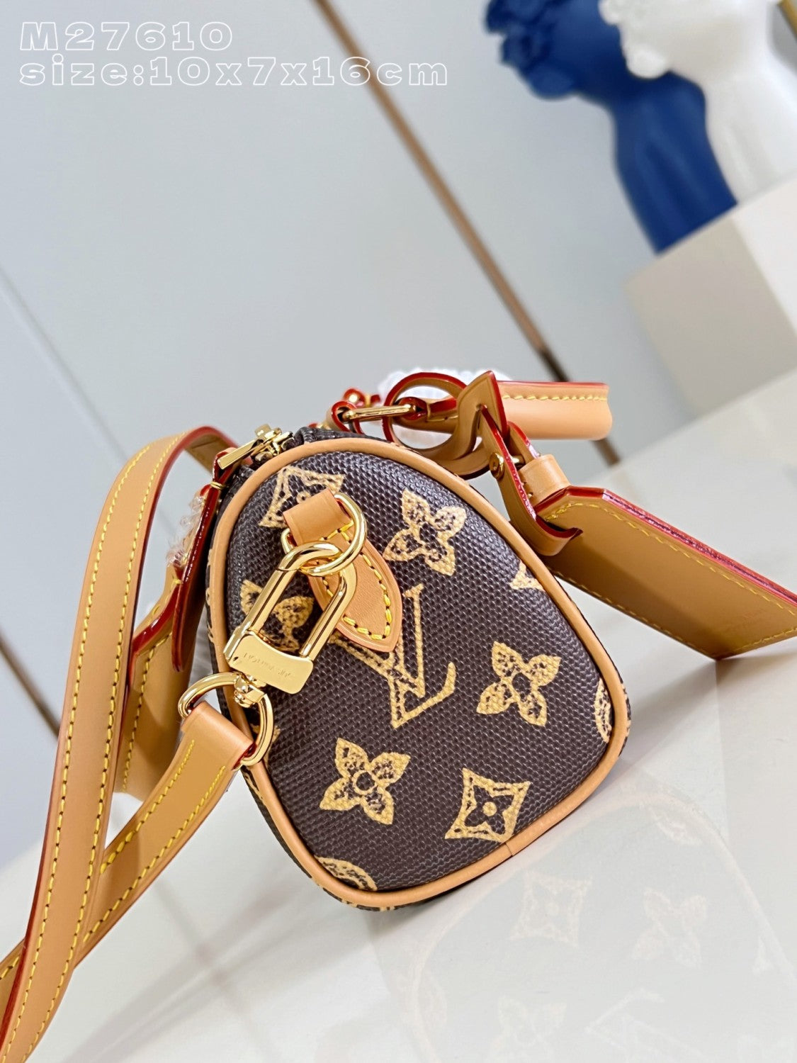 LOUIS VUITTON Nano Speedy Monogram Canvas Bags M27610 #377234