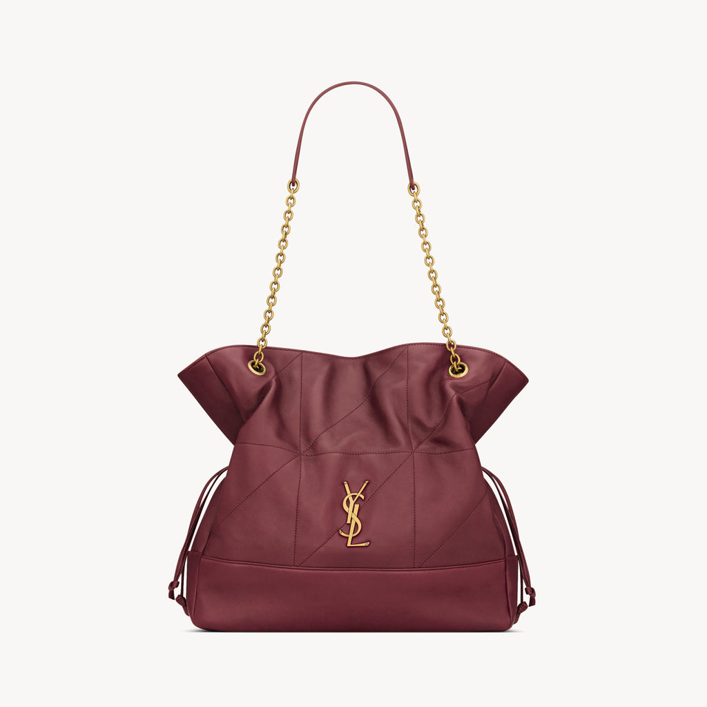 SAINT LAURENT JAMIE Women's Solid Color Suede Leather Chain Shoulder Strap Shopping Bag Shoulder Bags #75511