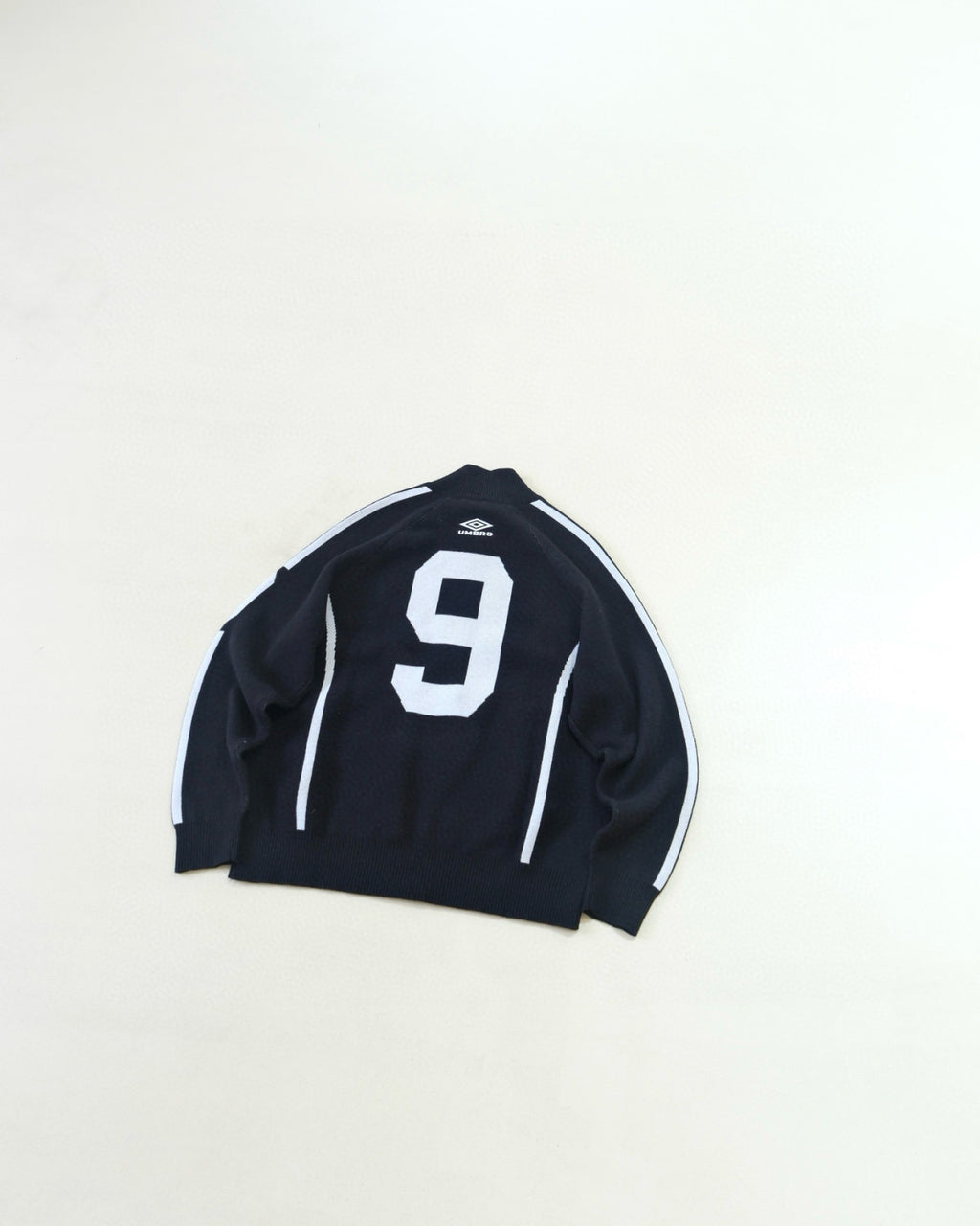 Supreme X UMBRO ZIP UP SWEATER Men's And Women's Spring And Summer Color-blocked Long-sleeved Knit Sweater With Embroidered Logo On The Chest Jacket And Casual Drawstring Shorts Set Suit #77888