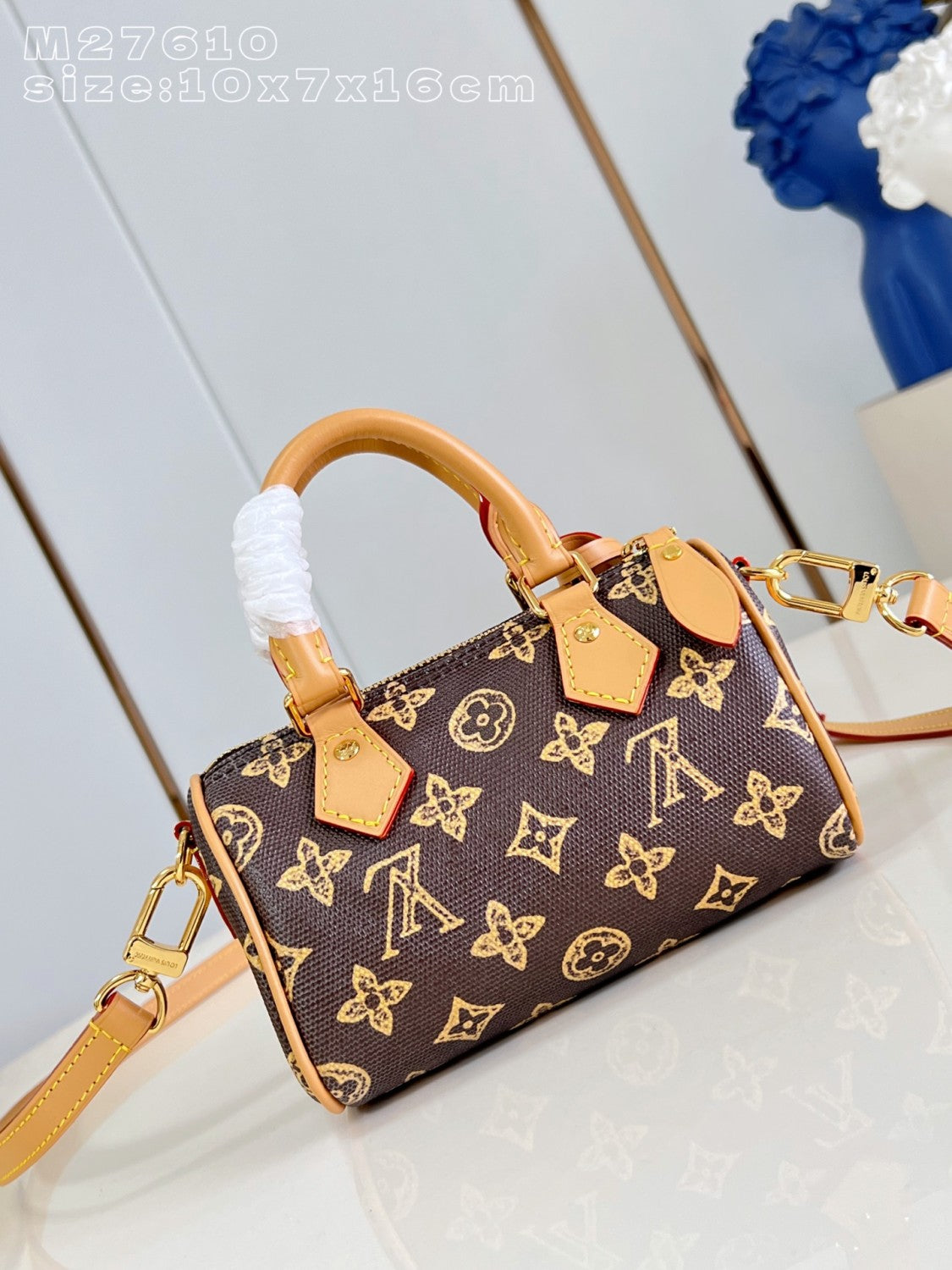 Louis Vuitton Nano Speedy Monogram Canvas Bags M27610 Alma Trunk BB Monogram Canvas Bags M28105 Speedy Trunk 20 Other Monogram Canvas Women Bags Bag  #82724A