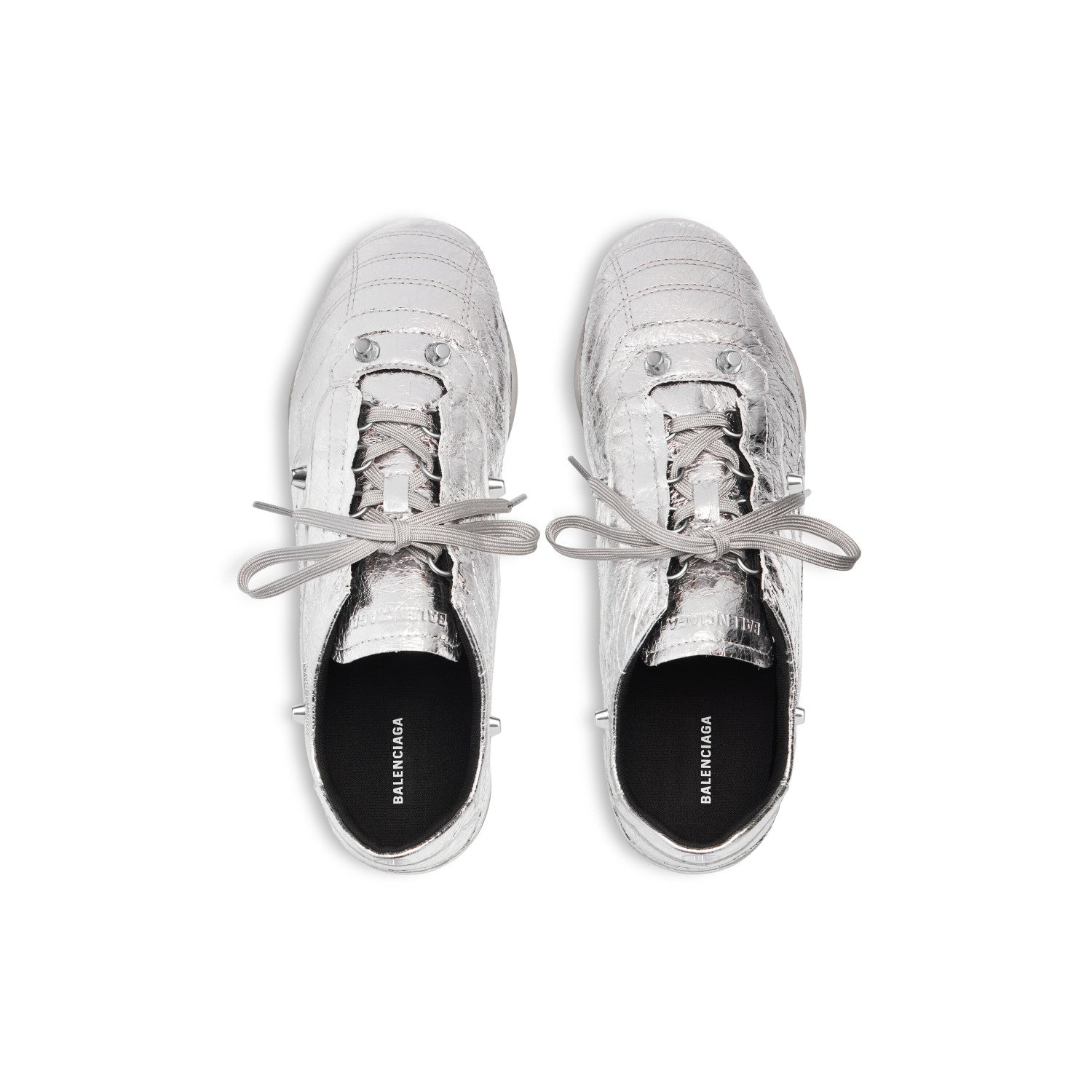 Balenciaga  Women's City Sneaker Sheep Leather Flat Lace-up Low-cut Lifestyle Shoes #333071