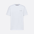 Dior Men's Summer Solid Color Floral Pattern Letter Print Round Neck Cotton Short Sleeve T-Shirt #76577