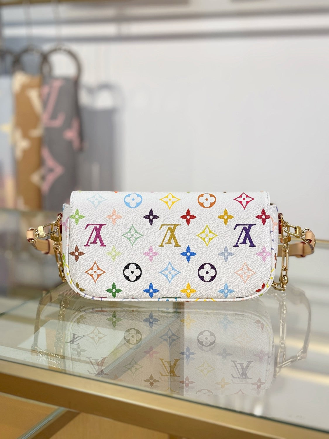 LOUIS VUITTON LV x TM Wallet On Chain Ivy Other Monogram Canvas M27492 #376336