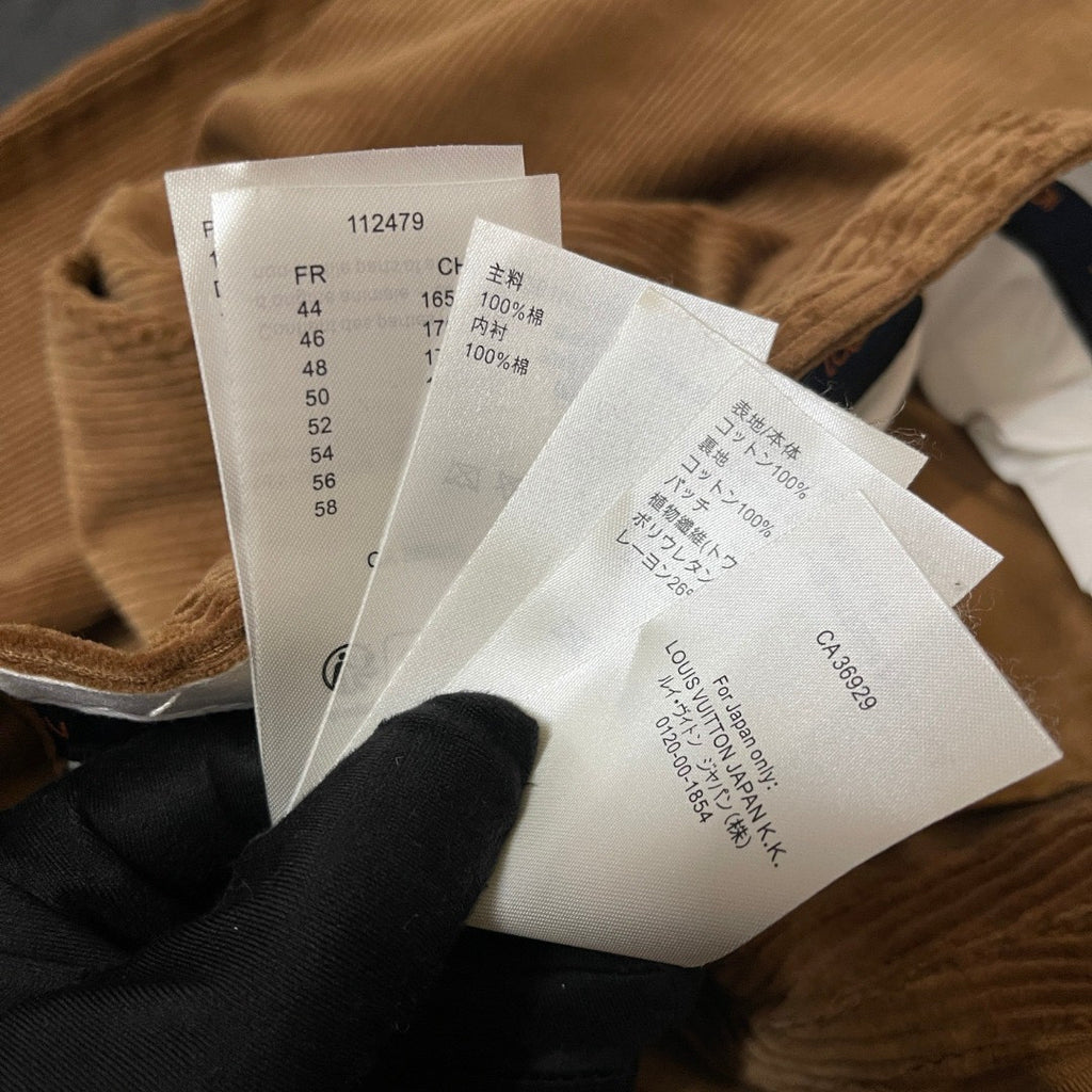 Louis Vuitton Casual Corduroy Pants 1AJBYH #335651