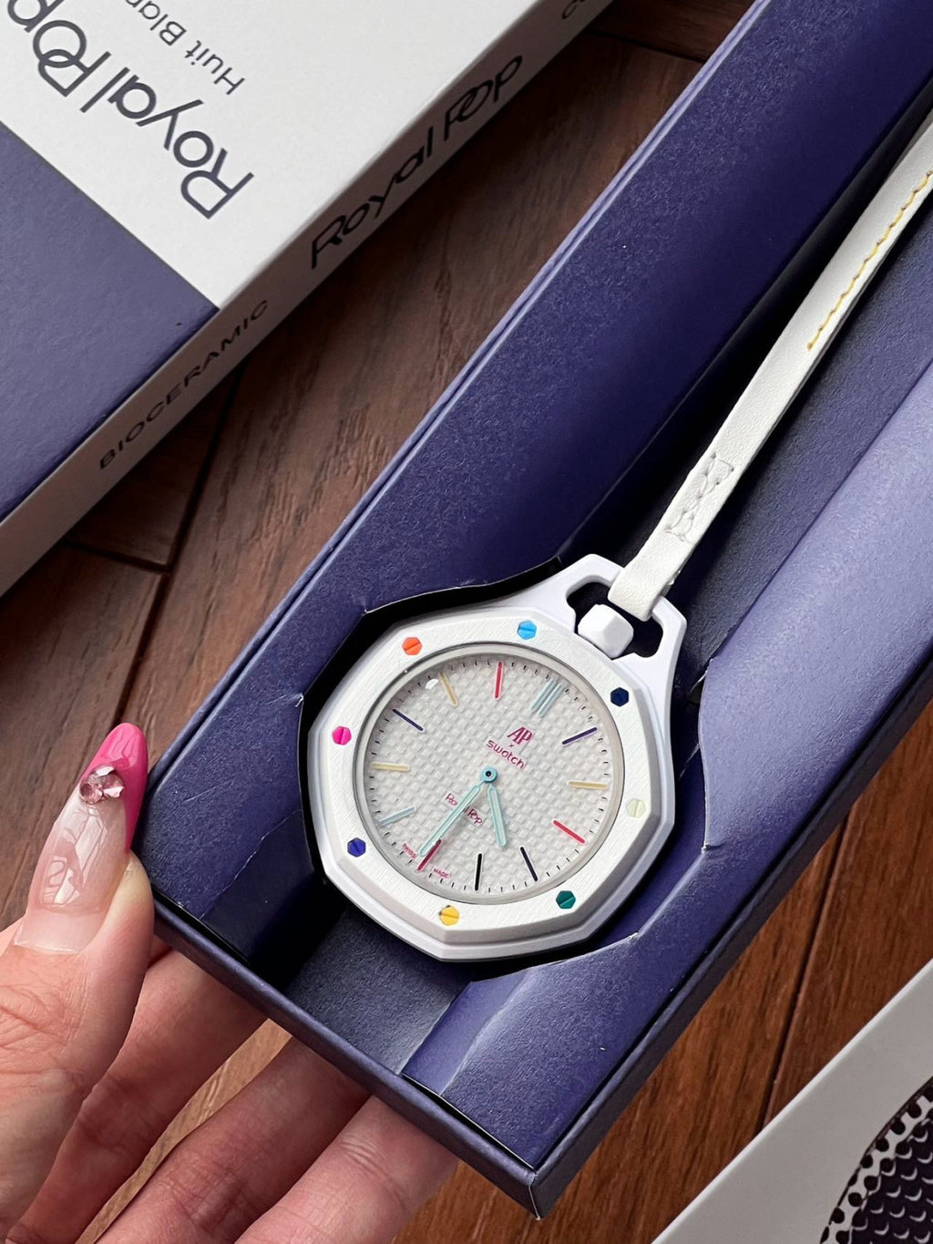 AUDEMARS PIGUET ¡Á SWATCH OTG ROZ Royal Pop Collection #385674