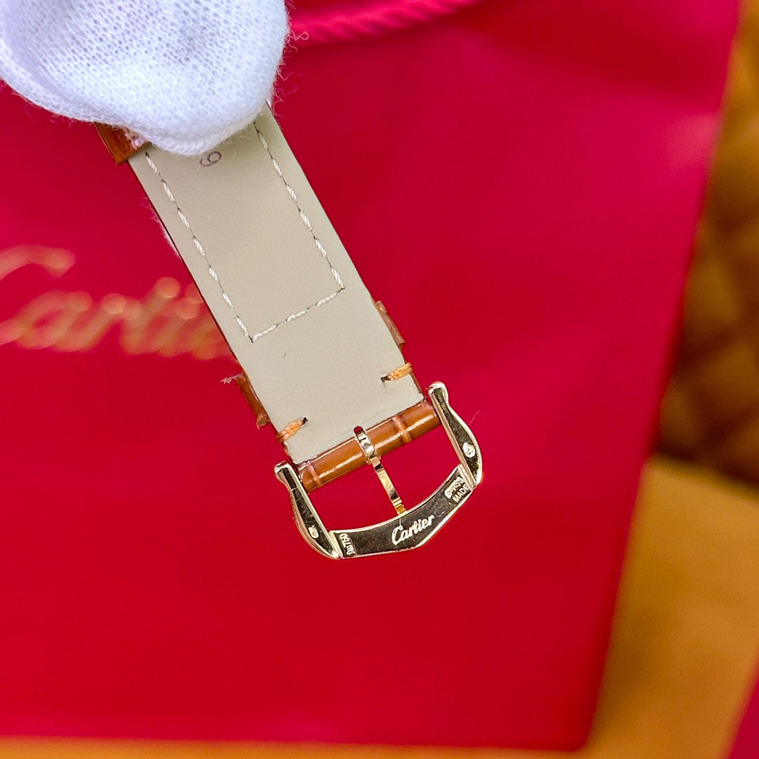 Cartier Tank Series Fashion Strap Watch #21767
