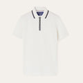 Loro Piana Men's Summer Fashion Solid Color Zip Lapel Zip Regatta Men's Short Sleeve Fitted Polo Shirt Ngvp #8591