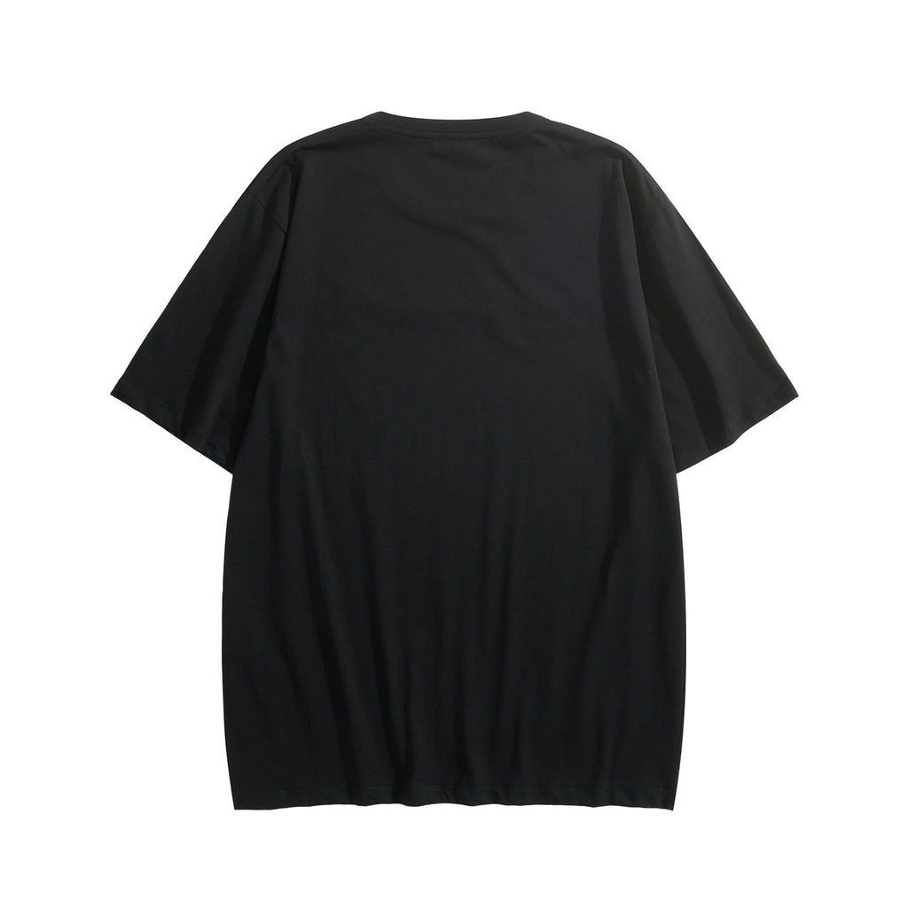 Loewe Men's And Women's Summer Embroidered Letter Print Round Neck Cotton Short Sleeved T-shirt #77249