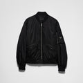 Prada Men's Fall/Winter Fashion Casual Solid Color Baseball Collar Zipper Pilot Cotton Jacket #78956