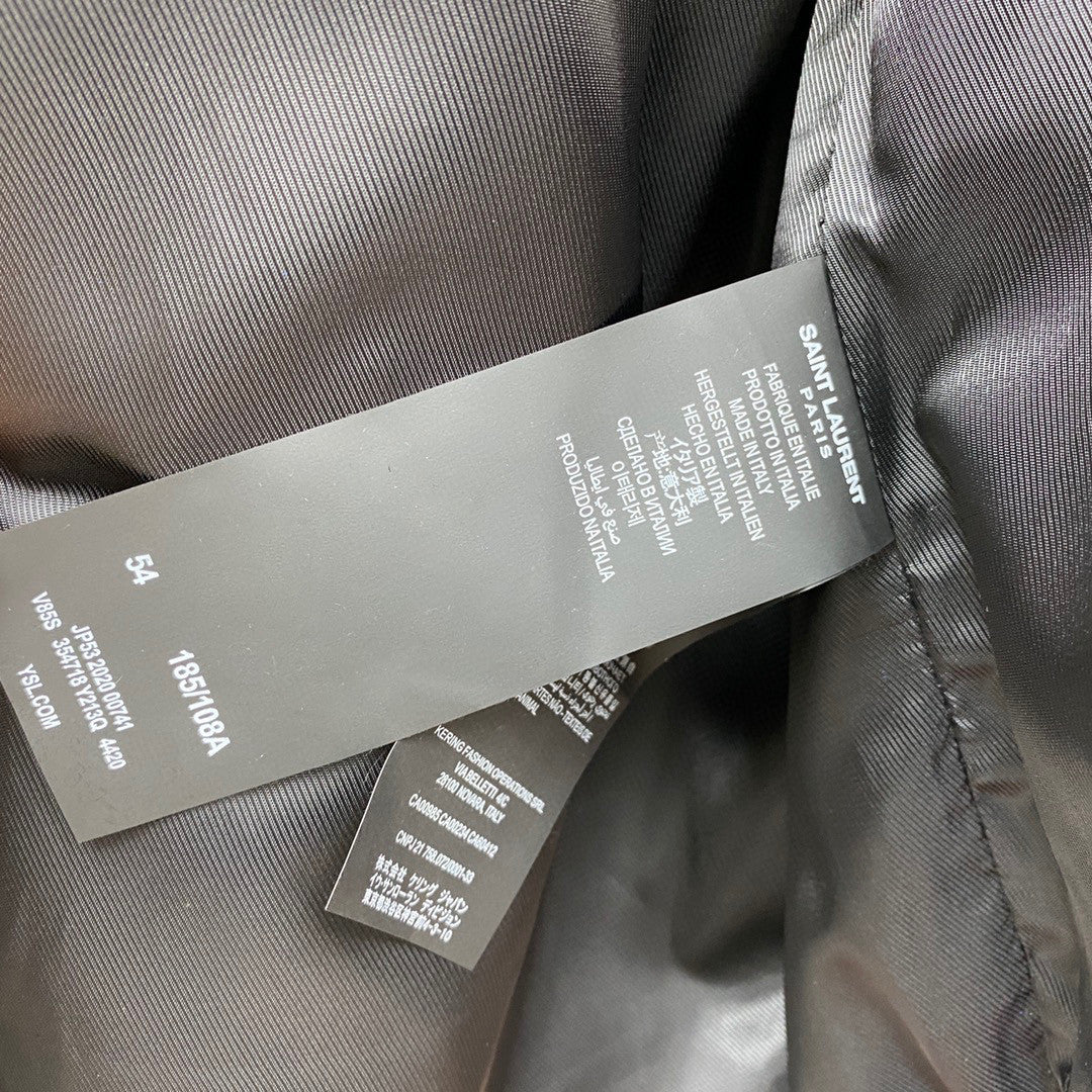 Saint Laurent Teddy Jacket In Wool Ngvp #691