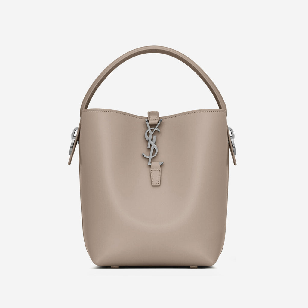 Saint Laurent Women's LE 37 Logo Hook Buckle mini Small Glossy Solid Color Bucket Bag Suede Leather Handbags Casual Bags 7490362R20W9207 #81334