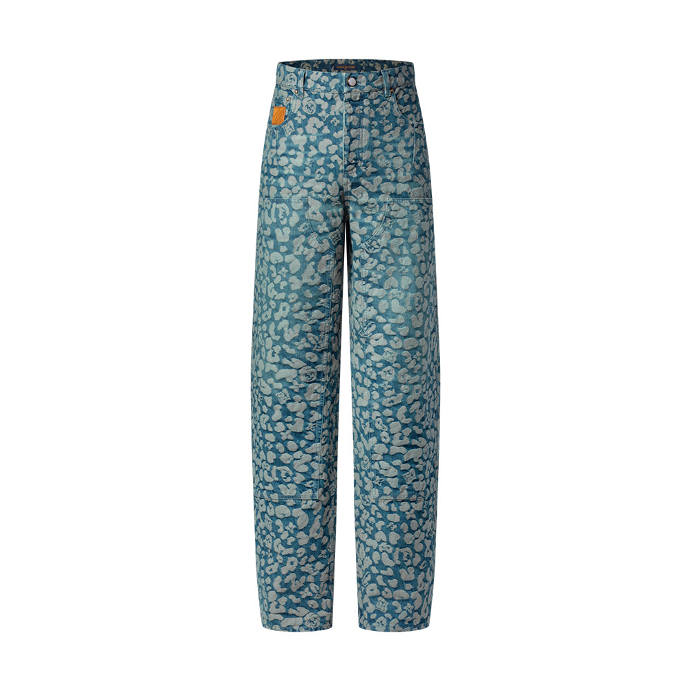 Louis Vuitton Jacquard Workwear Denim Pants 1AILS8 #335823