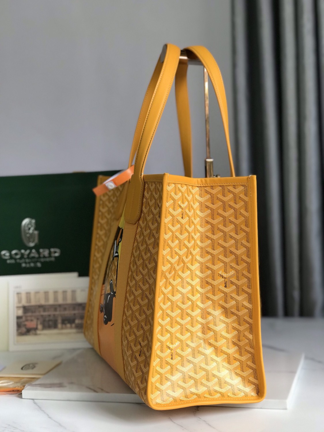 Goyard Handbag Shopping Bags Graffiti Villette Tote Bag # 195373