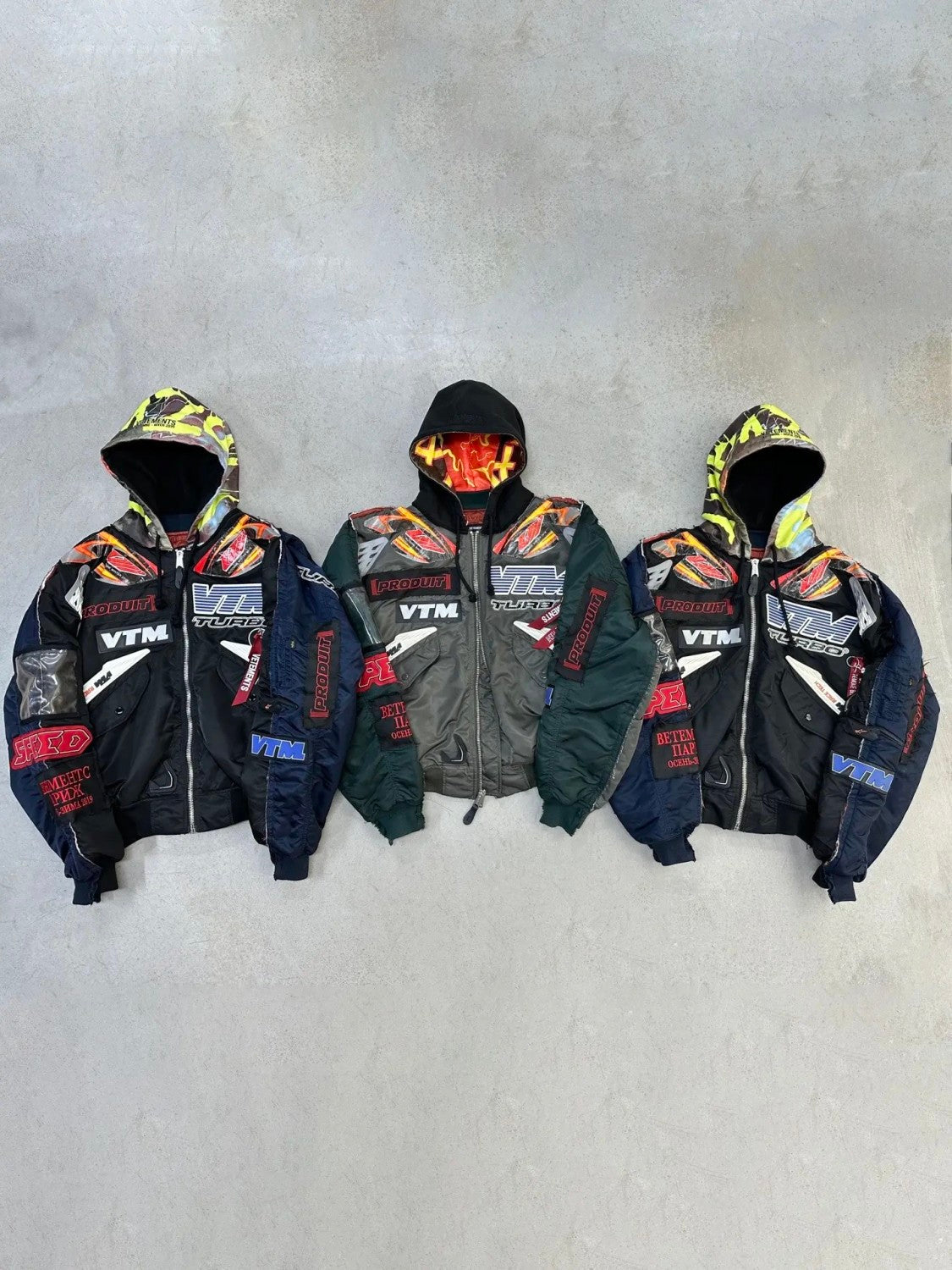Vetements Man Motorcycle Zipper HoodedJacket #94855