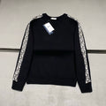 Dior Men's and Women's Fall/Winter Crewneck Pullover Oblique Print Patchwork Floral Weave Ribbed Knit Pullover Sweater #79479