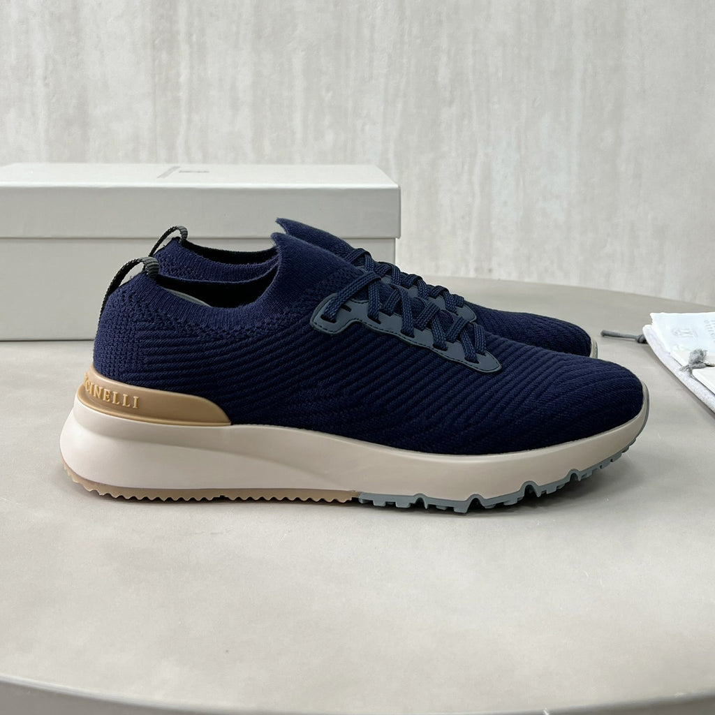 Brunello Cucinelli  Men's Spring/Fall Fashion Casual Round Toe Lace Up Low Top Flat Sole Sneakers Shoes #78959