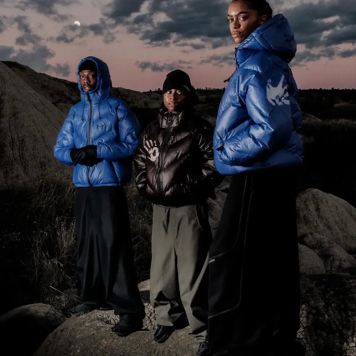 Mertra Heat Reactive Puffer Jacket Brown
