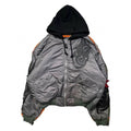 Vetements  Men's Fall/Winter Fashion Alpha Tribe MA-1 Loose Long Sleeve Hooded Bomber Cotton Jacket Ngvp #8256