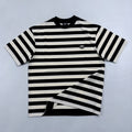 Chanel Men's Summer Striped Logo Solid Color Round Neck Pullover Short Sleeved T-shirt #81554