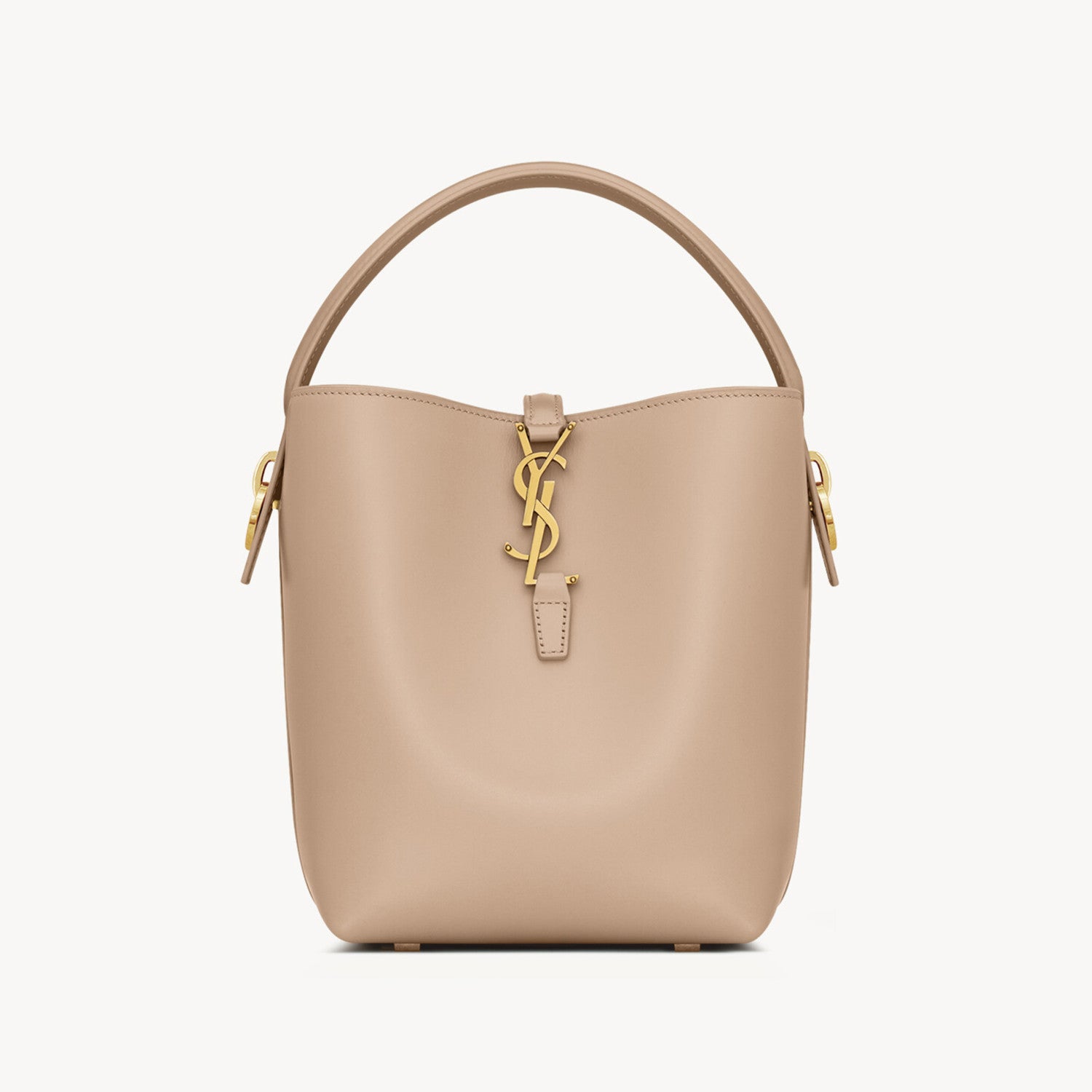 Saint Laurent Women's LE 37 Logo Hook Buckle mini Small Glossy Solid Color Bucket Bag Suede Leather Handbags Casual Bags 7490362R20W9207 #81334