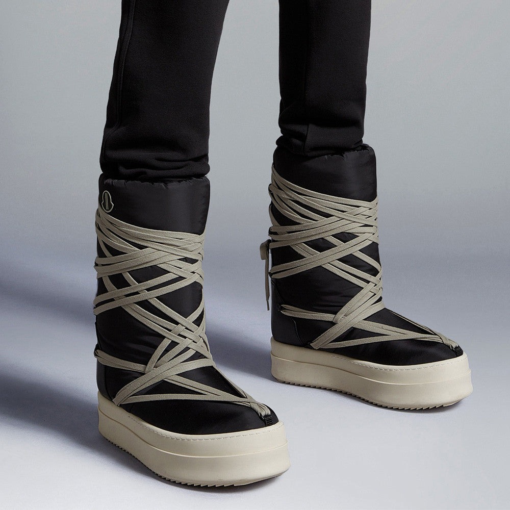 Moncler x Rick Owens DRKSHDW Crazy Strappy High-top Ski Boots #335512