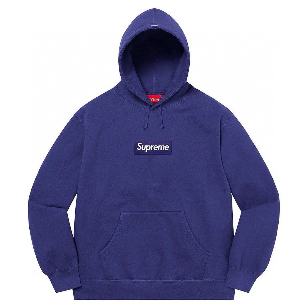 Supreme Men's And Women's Spring And Autumn Solid Color Logo Hoodie Multi-color Hooded Sweatshirt Casual Loose High Street Trendy Tops  #71398