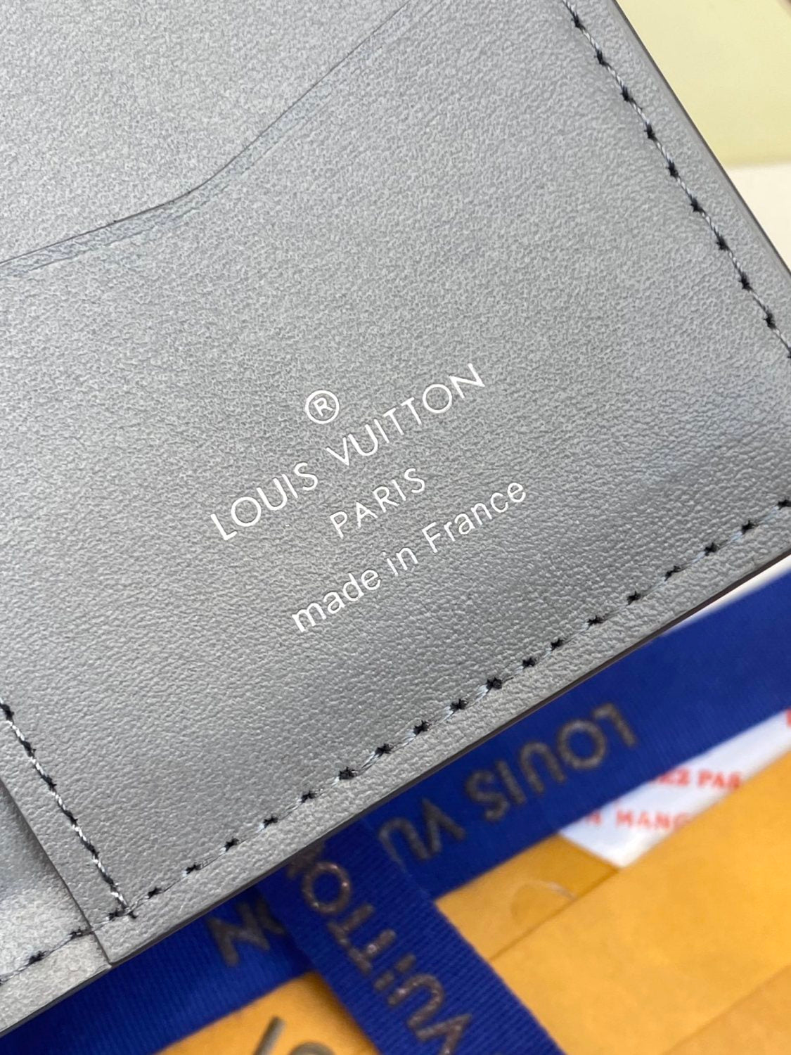 Louis Vuitton Men's Monogram Shadow Leather Long Wallet Card Case Bag Bags #76255