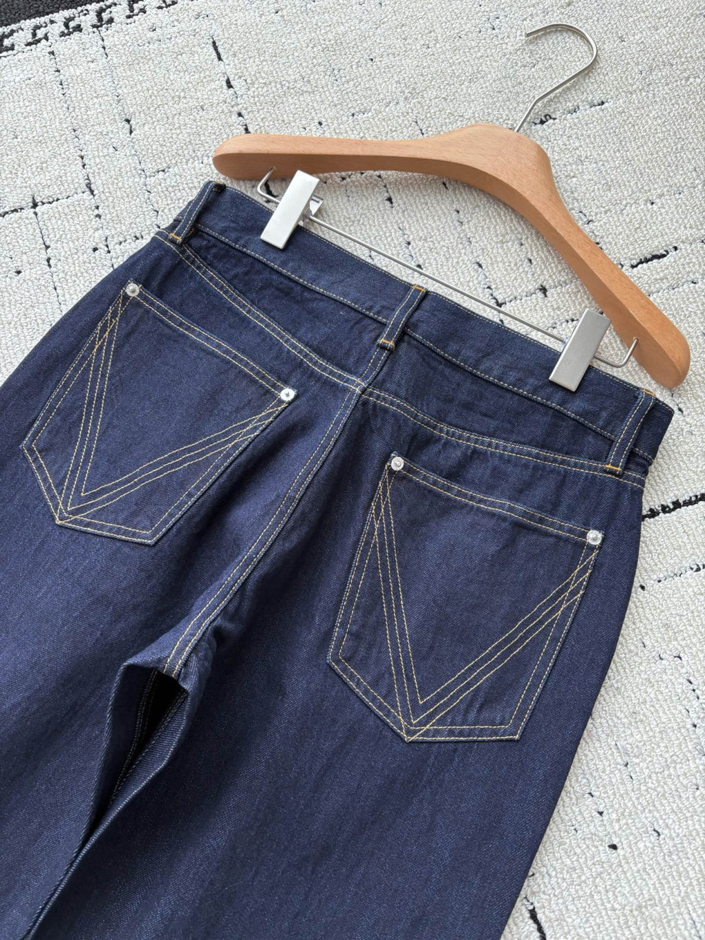 Bottega Veneta Rinsed Wide Leg Jeans #375490