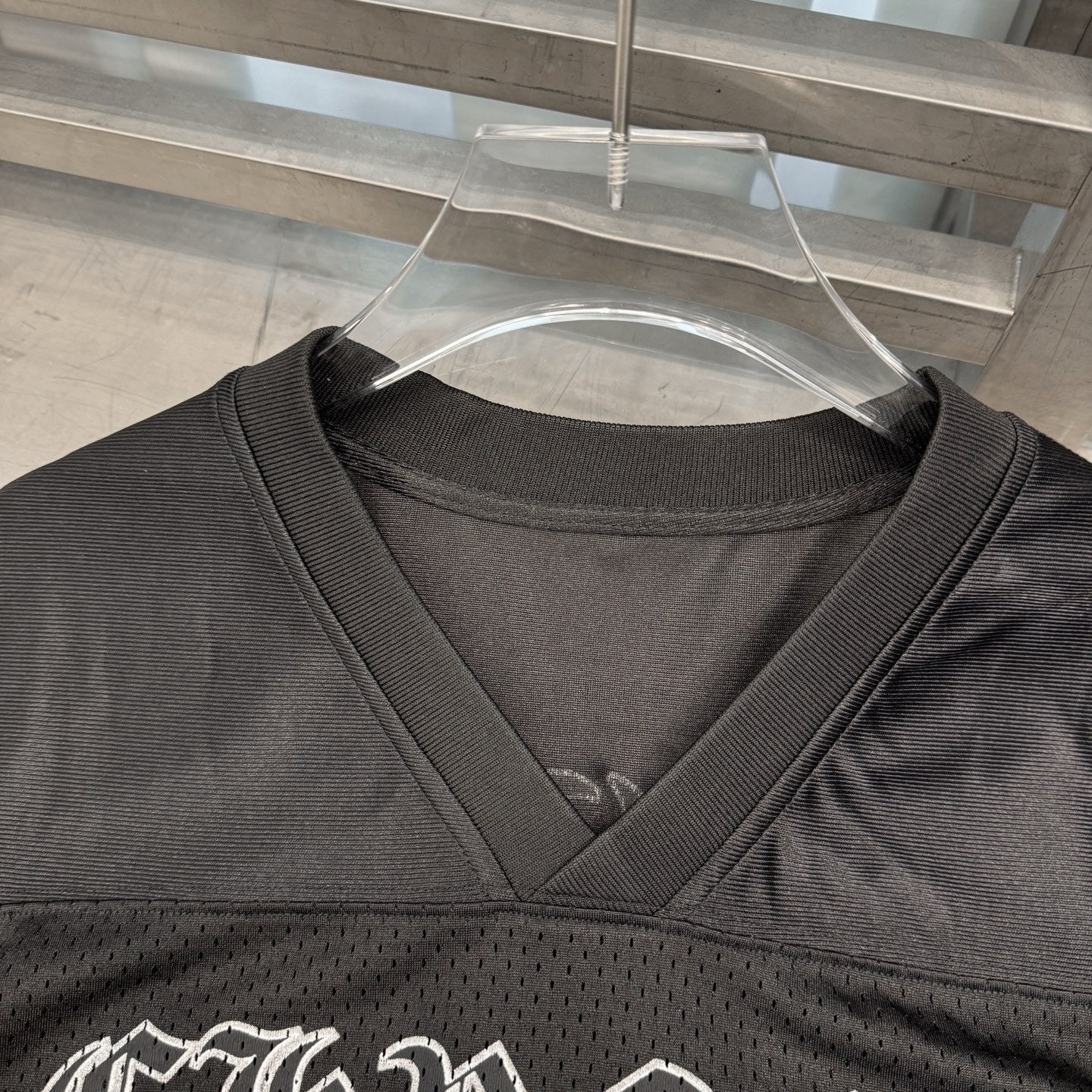 Chrome Hearts Men's Summer Solid Color Mesh Breathable Short Sleeve T-Shirt #76437