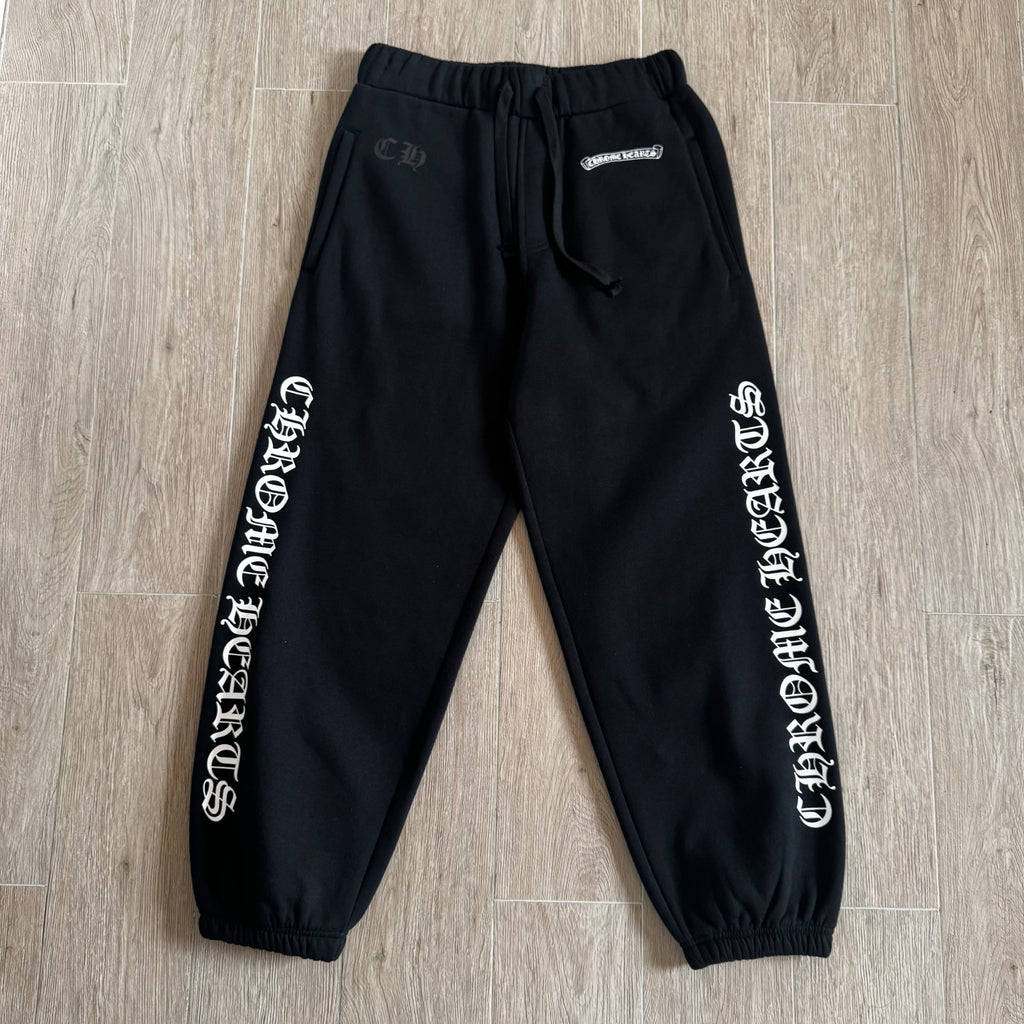 Chrome Hearts Sanskrit Letters on the Side Jacket Hooded Sweatshirt Pants #375726