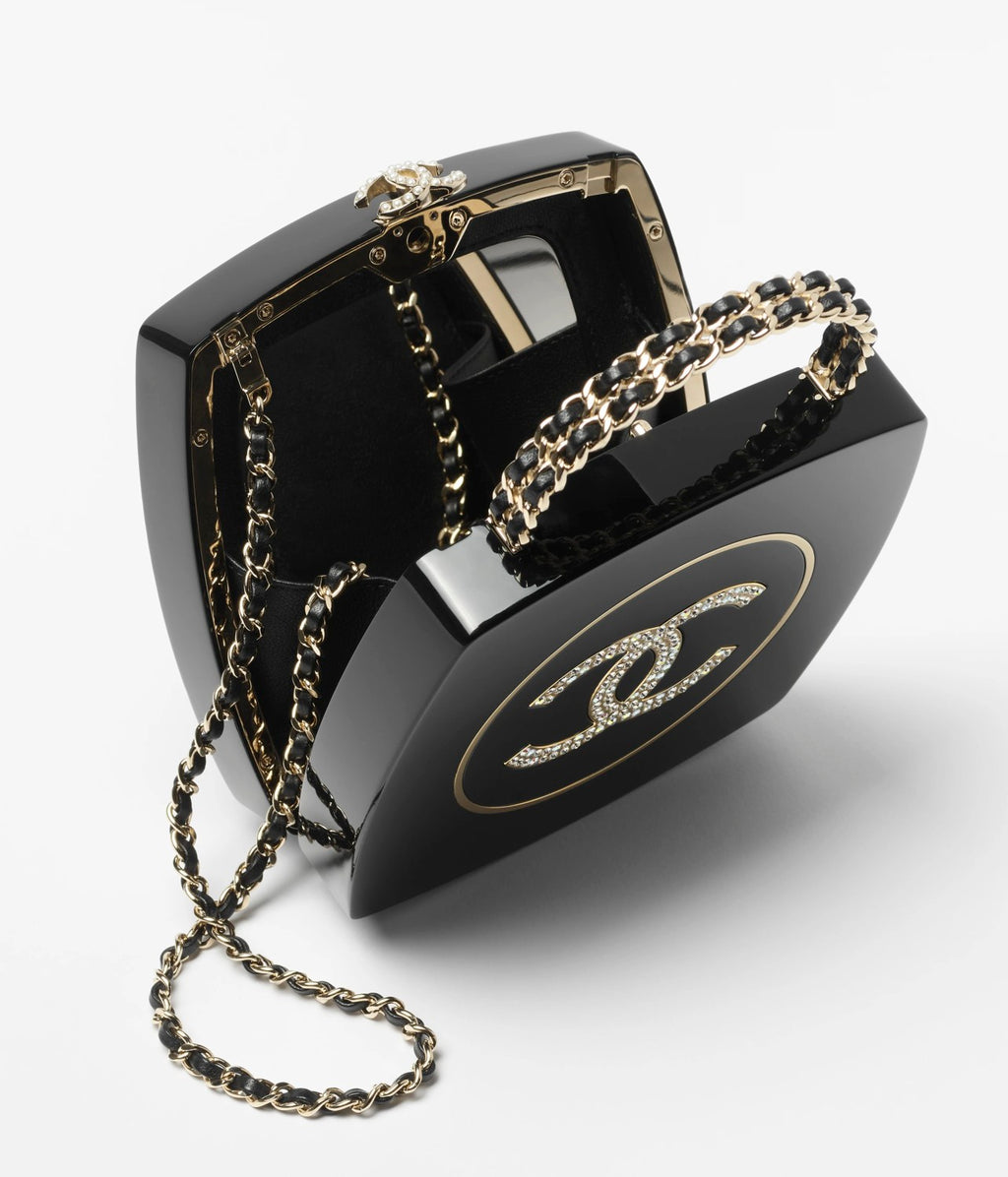 Chanel Women's Ladies' Fashion Classic Color Palette Shaped Rigid Evening Clutch Makeup Case Chain Bag Bags AS5652-B21915-U2093 #78527