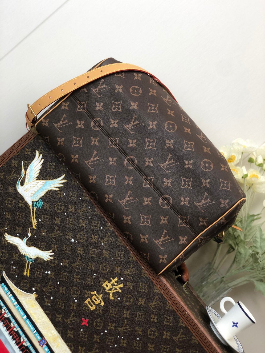 Louis Vuitton Women's Fashion Classic Caramel Coffee Brown Logo Zipper Closure Leather Shoulder Bag Handbags In Small Medium And Large Sizes Crossbody Bag Bags #78659