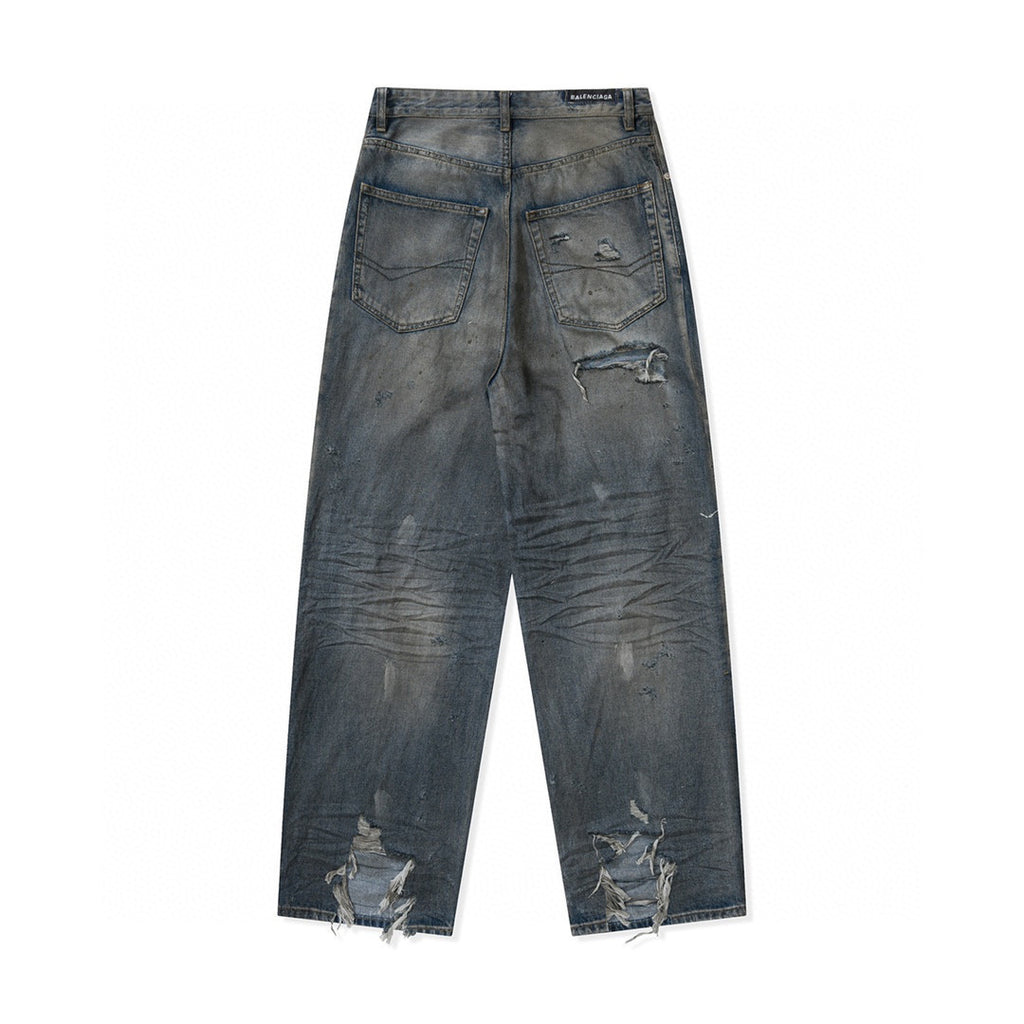 Balenciaga Baggy Pants In Light Blue Ngvp #6338