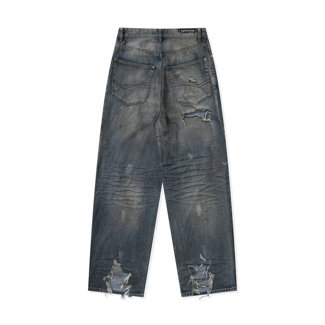 Balenciaga Baggy Pants In Light Blue Ngvp #6338