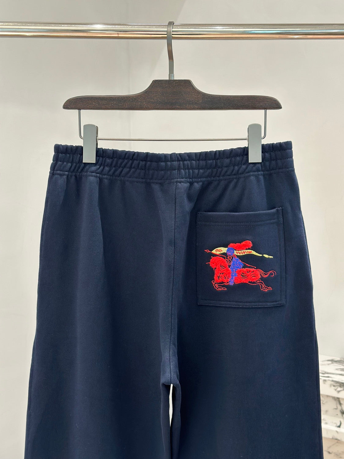 Burberry Men's Cotton Hoodie Jogging Pants in Navy #335634