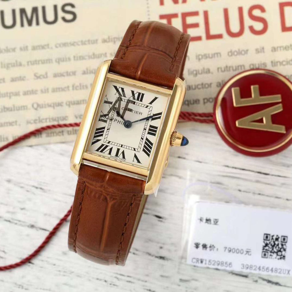 Cartier Tank Must De Cartier Watch Small Model Women's Fashionable And Luxurious Watch #81212
