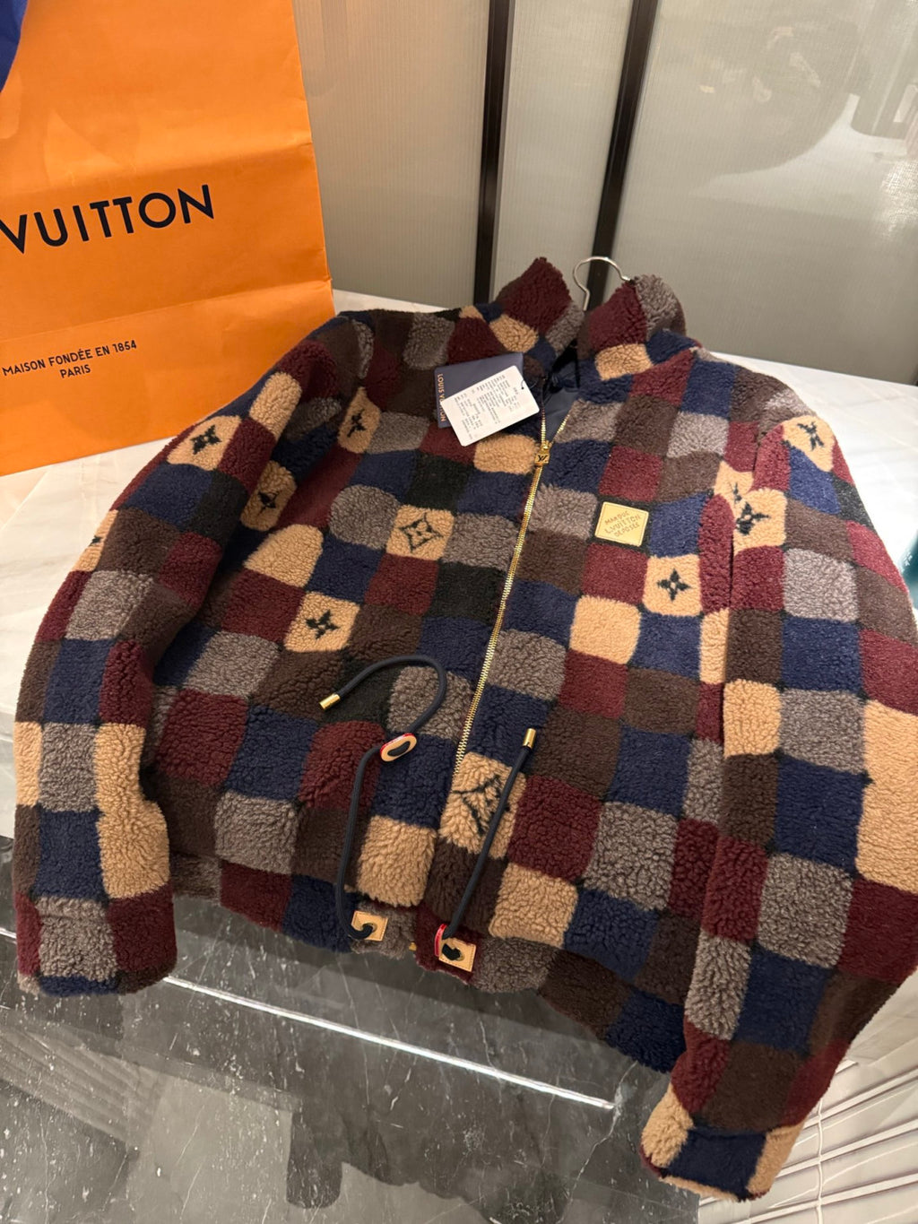 Louis Vuitton Damier Fleece Blouson #336104