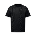 Louis Vuitton Men's Summer Solid Color Wood Grain Print Round Neck Cotton Short Sleeve T-Shirt #77366