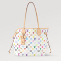 Louis Vuitton Lv X Tm Neverwoof Medium Pet Bag Cute Dog-print Pet Bag â€?Takashi Murakami Collaboration White Tri-colour 2026 New Arrival Practical Large Bags M27839 #82914A