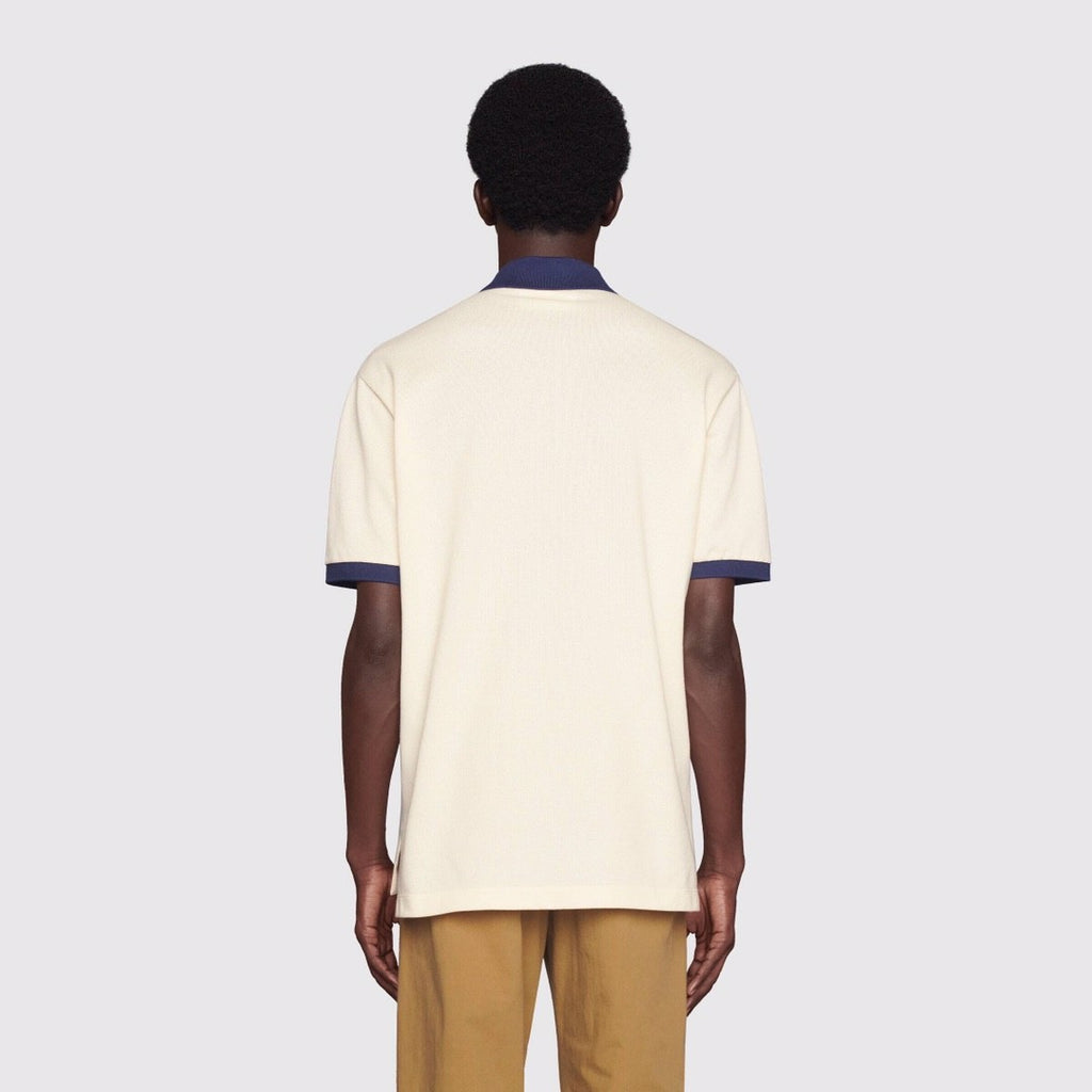 Gucci Men's Summer Decorated Interlocking Double G Label Stretch Cotton Polo Shirt Short Sleeve T-Shirt #99859