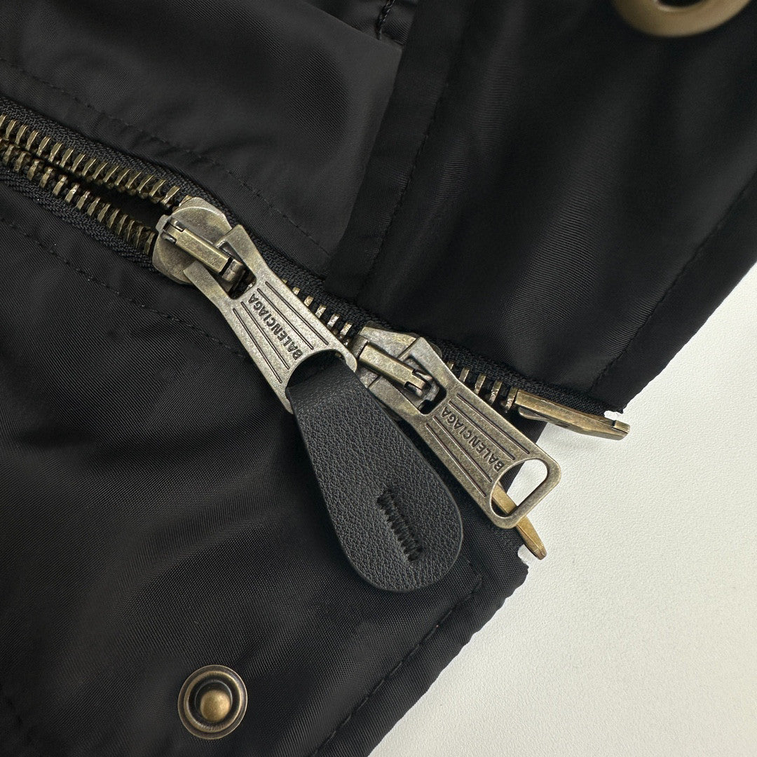Balenciaga Zipped Hooded Jacket Coat #96499