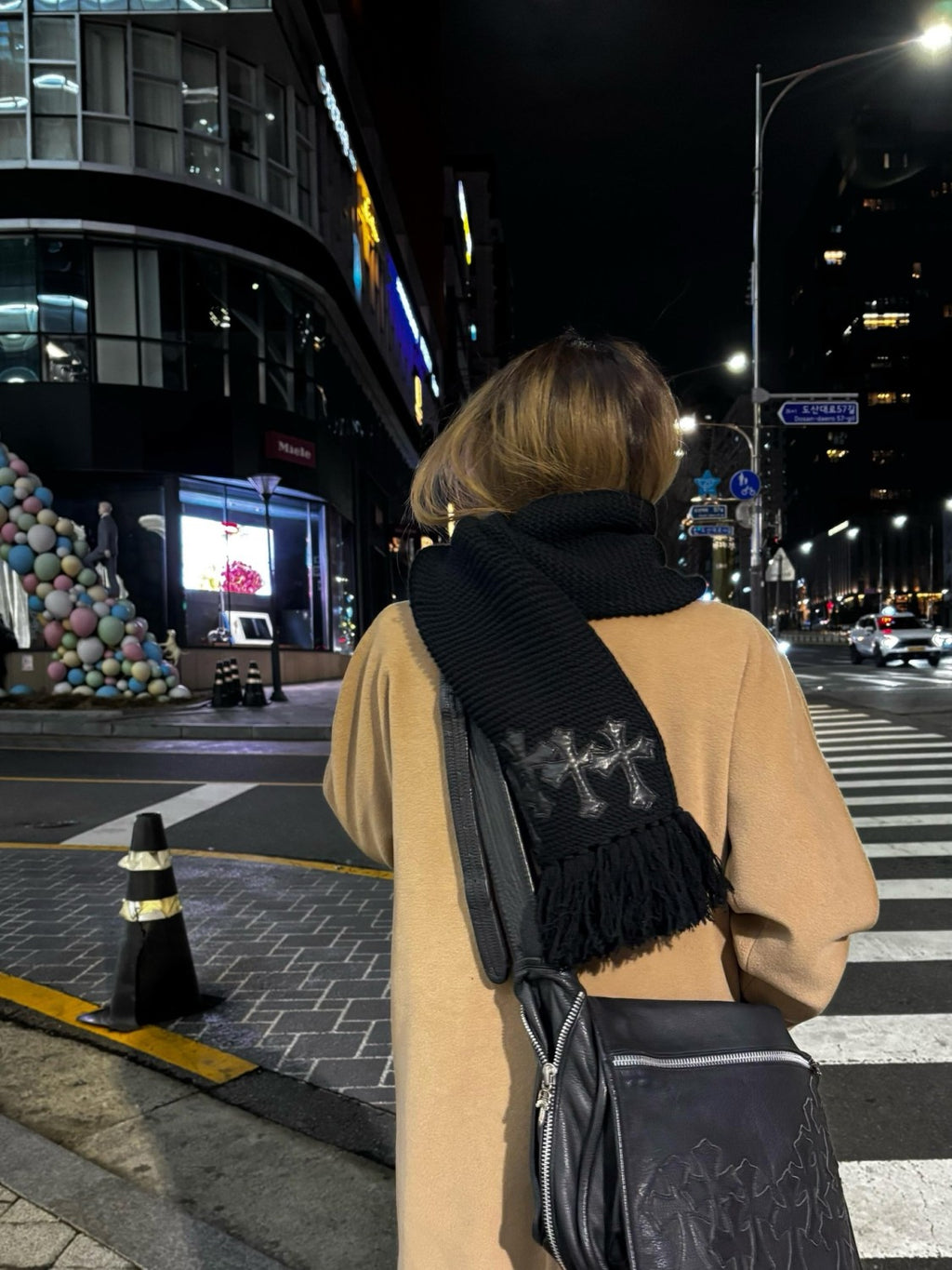 Chrome Hearts Vintage Cross-stitch Flap Shoulder Bag Messenger Style Leather Crossbody Casual Buckle Bag Bags #84231A