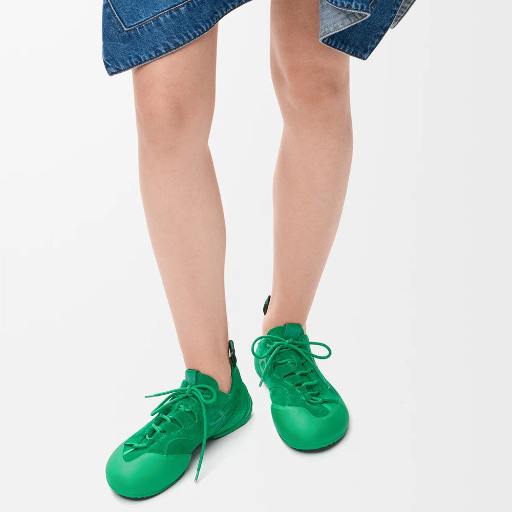 LOEWE Grip Sneaker in Calfskin Suede #381607