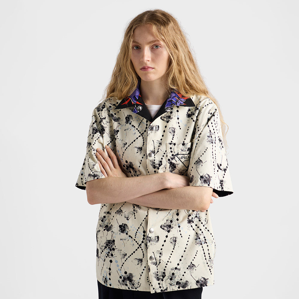 PRADA Timecapsule Printed Cotton Shirt #378085