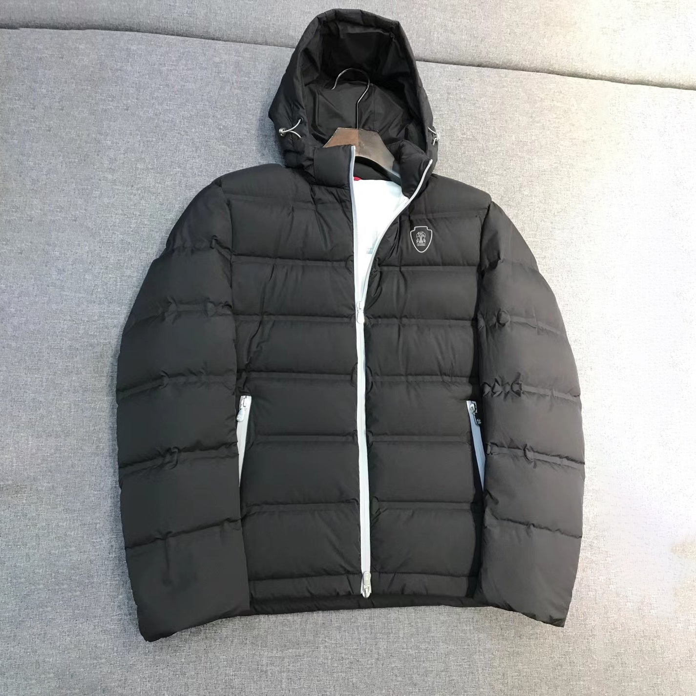 Brunello Cucinelli Men's Winter Fashion Classic Premium Business Casual Detachable Hood Double Zip Down Jacket #79549