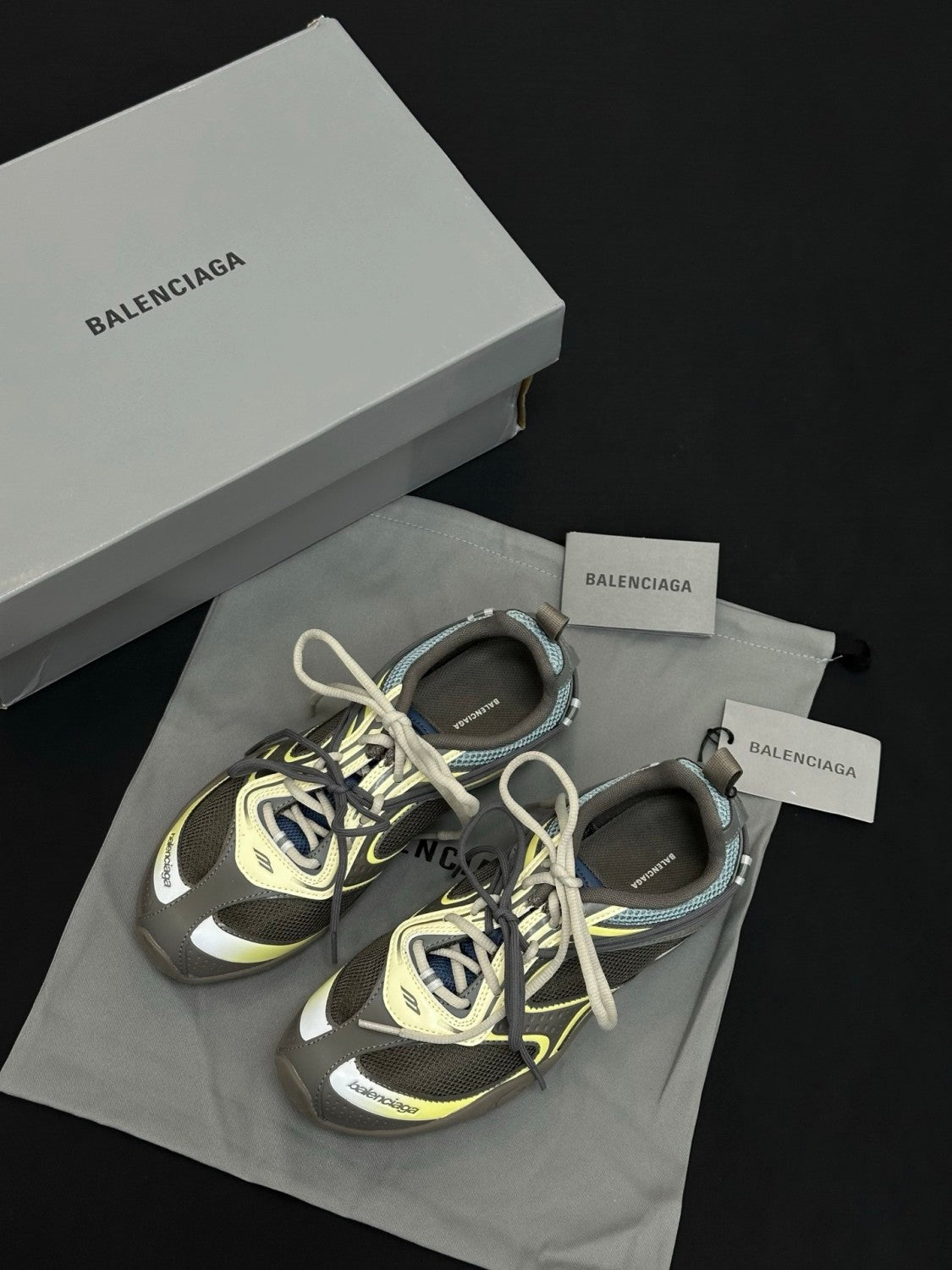 Balenciaga Radar Gradient Lines Sneaker #386998