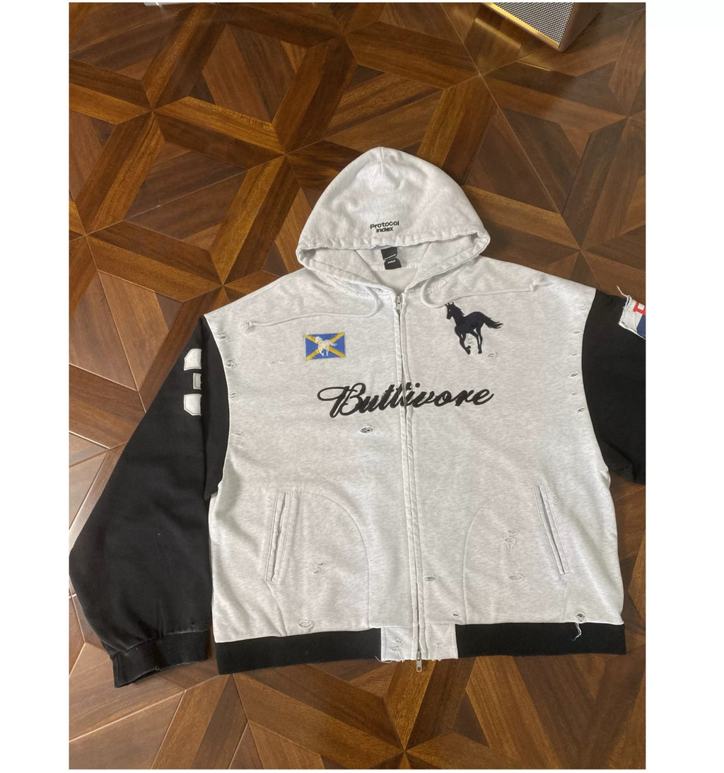 Protocol Index Buttivore Zip Hoodie White #334224