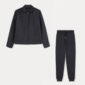 Loro Piana Men's The Gift of Kings® Blackrock Bomber Coat Long Sleeve Zipper Lapel Jacket Casual Solid Pants Set Ngvp #9645